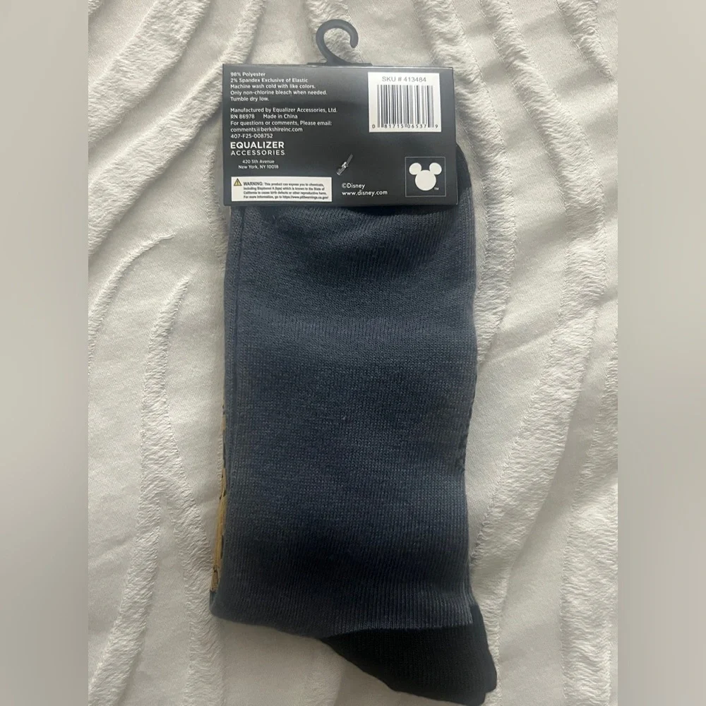 Disney Lion King Gray Crew Unisex‎ Socks